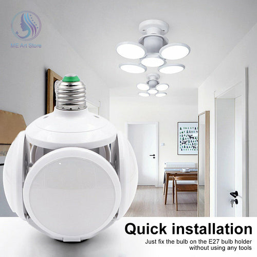 Ampolleta LED Plegable Pelota 40W Blanco